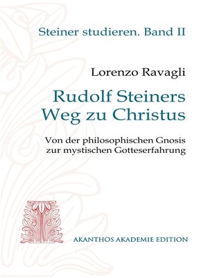 cover image of Rudolf Steiners Weg zu Christus